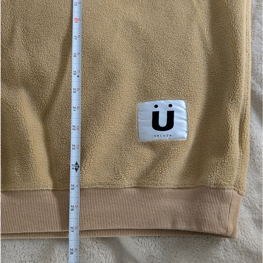 Urlazh Tan Logo Long Sleeve Crewneck Cotton Oversized U Cloud Sweatshirt — image 5 of 8